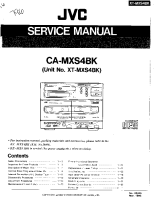 JVC CAMXS-4-BK-Service-Manual 